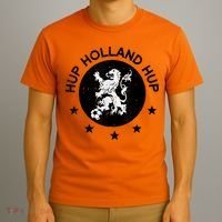 Hup Holland Netherlands Orange Soccer T-Shirt thumb 3