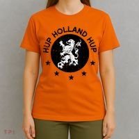Hup Holland Netherlands Orange Soccer T-Shirt thumb 4