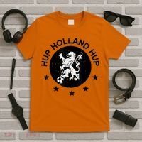 Hup Holland Netherlands Orange Soccer T-Shirt thumb 5
