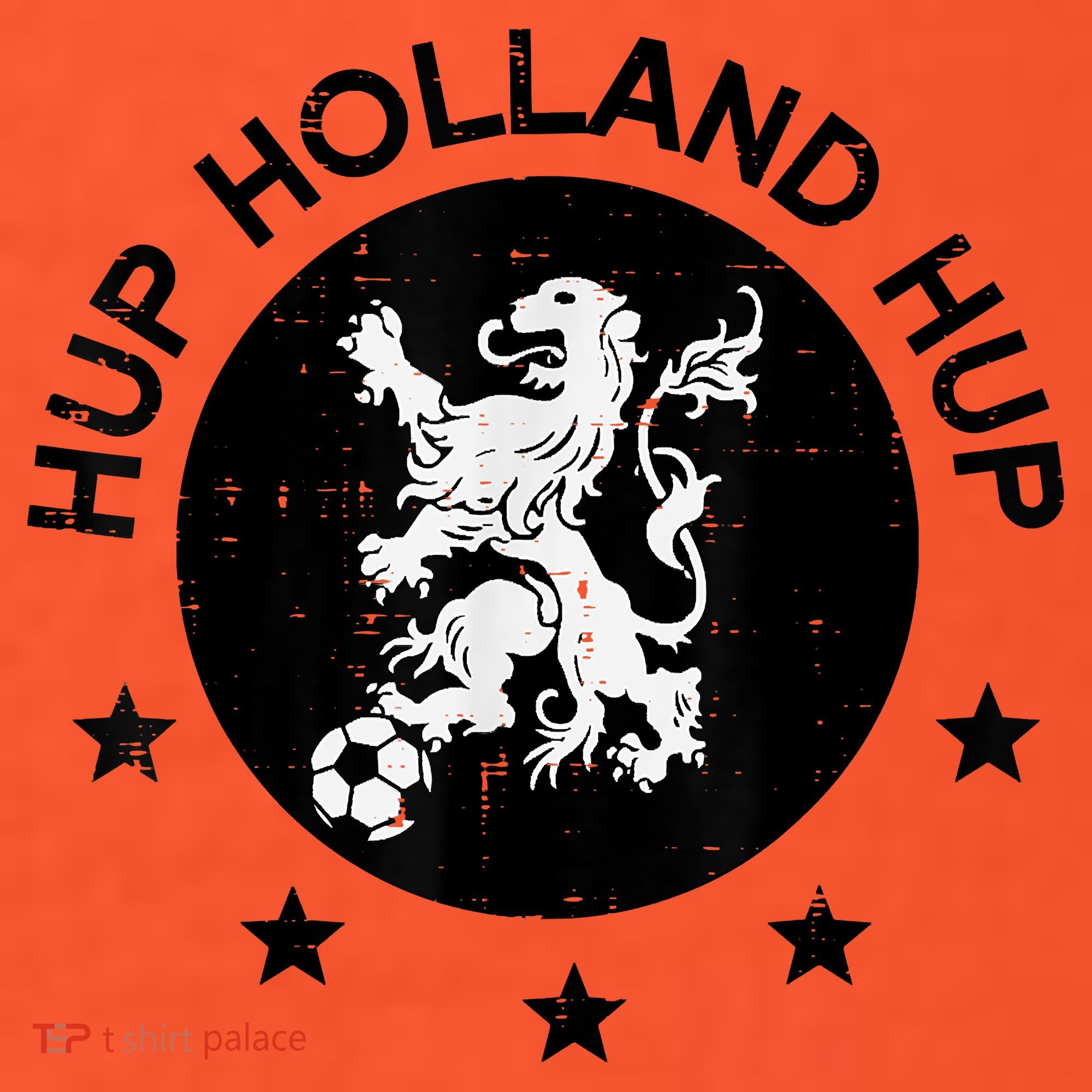 Hup Holland Netherlands Orange Soccer Coaster