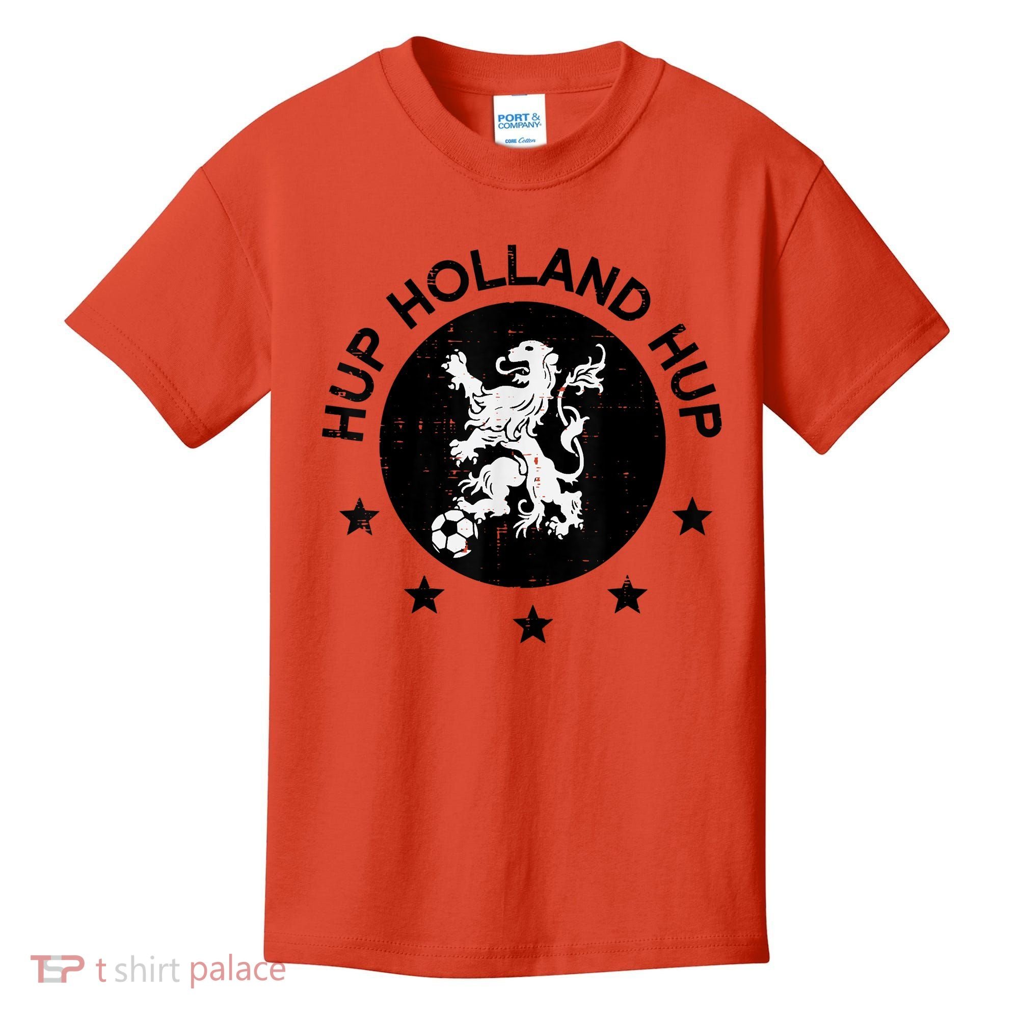 Hup Holland Netherlands Orange Soccer Kids T-Shirt