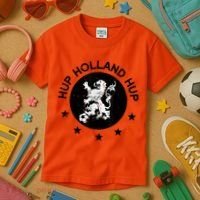 Hup Holland Netherlands Orange Soccer Kids T-Shirt thumb 3