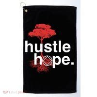 Hustle Hope Na Symbol Narcotics Anonymous Na Aa Gift Gift Golf Towel thumb 0