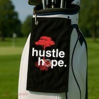 Hustle Hope Na Symbol Narcotics Anonymous Na Aa Gift Gift Golf Towel thumb 2