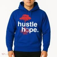 Hustle Hope Na Symbol Narcotics Anonymous Na Aa Gift Gift Hoodie thumb 2