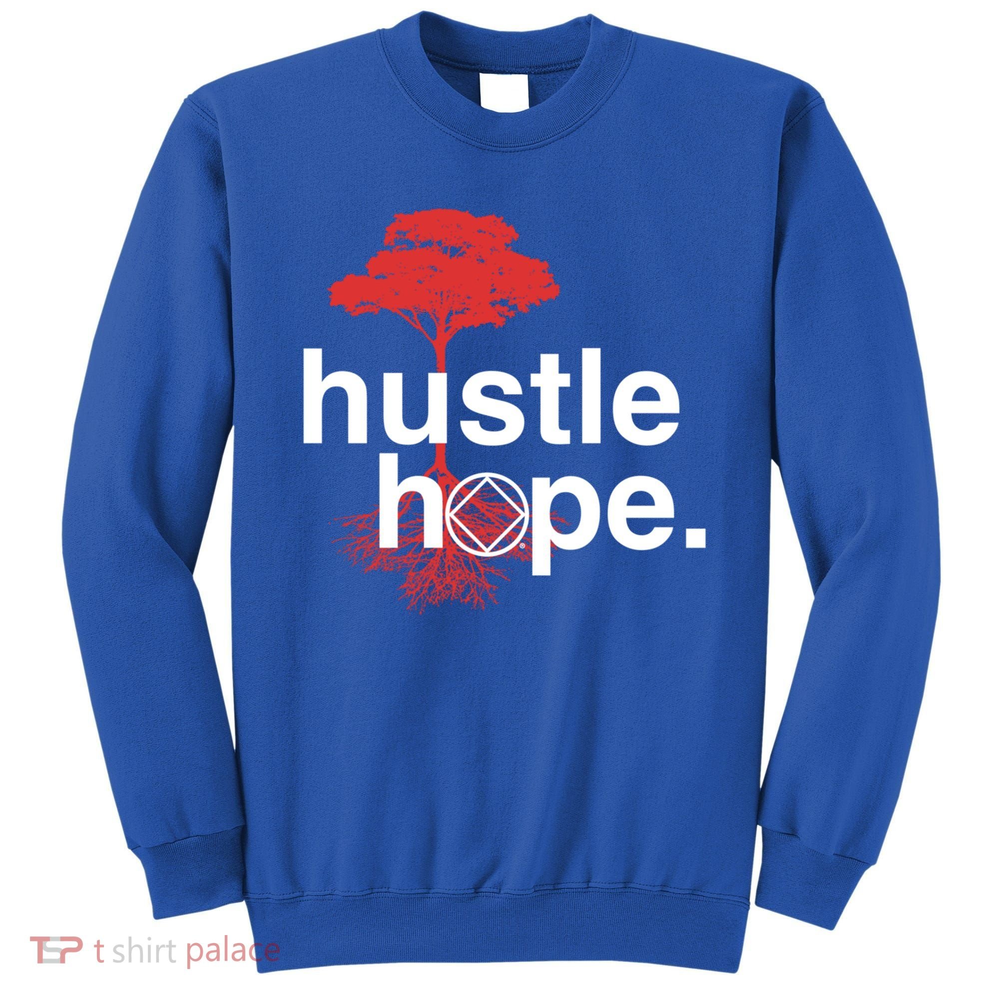 Hustle Hope Na Symbol Narcotics Anonymous Na Aa Gift Gift Sweatshirt
