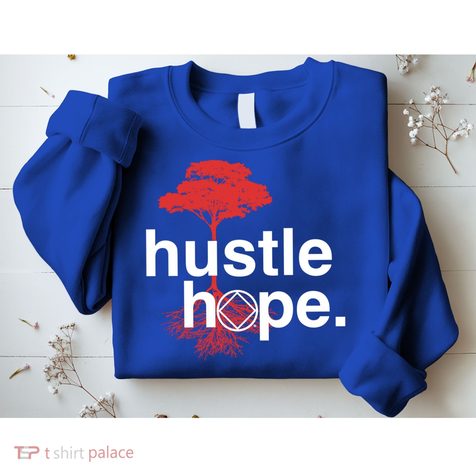 Hustle Hope Na Symbol Narcotics Anonymous Na Aa Gift Gift Sweatshirt