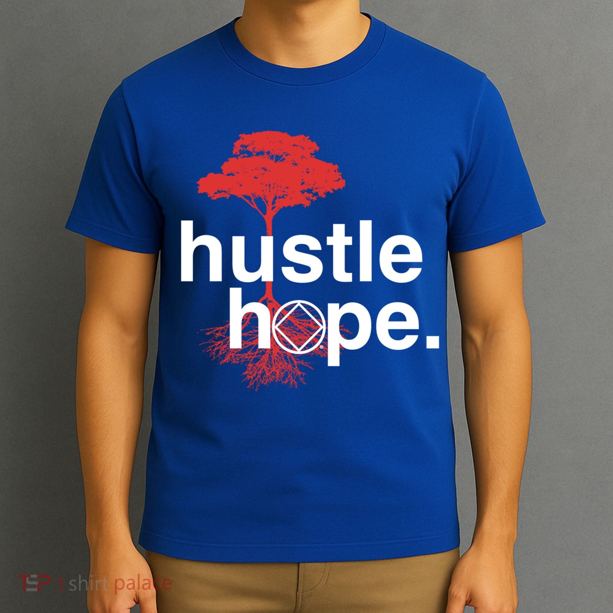 Hustle Hope Na Symbol Narcotics Anonymous Na Aa Gift Gift T-Shirt