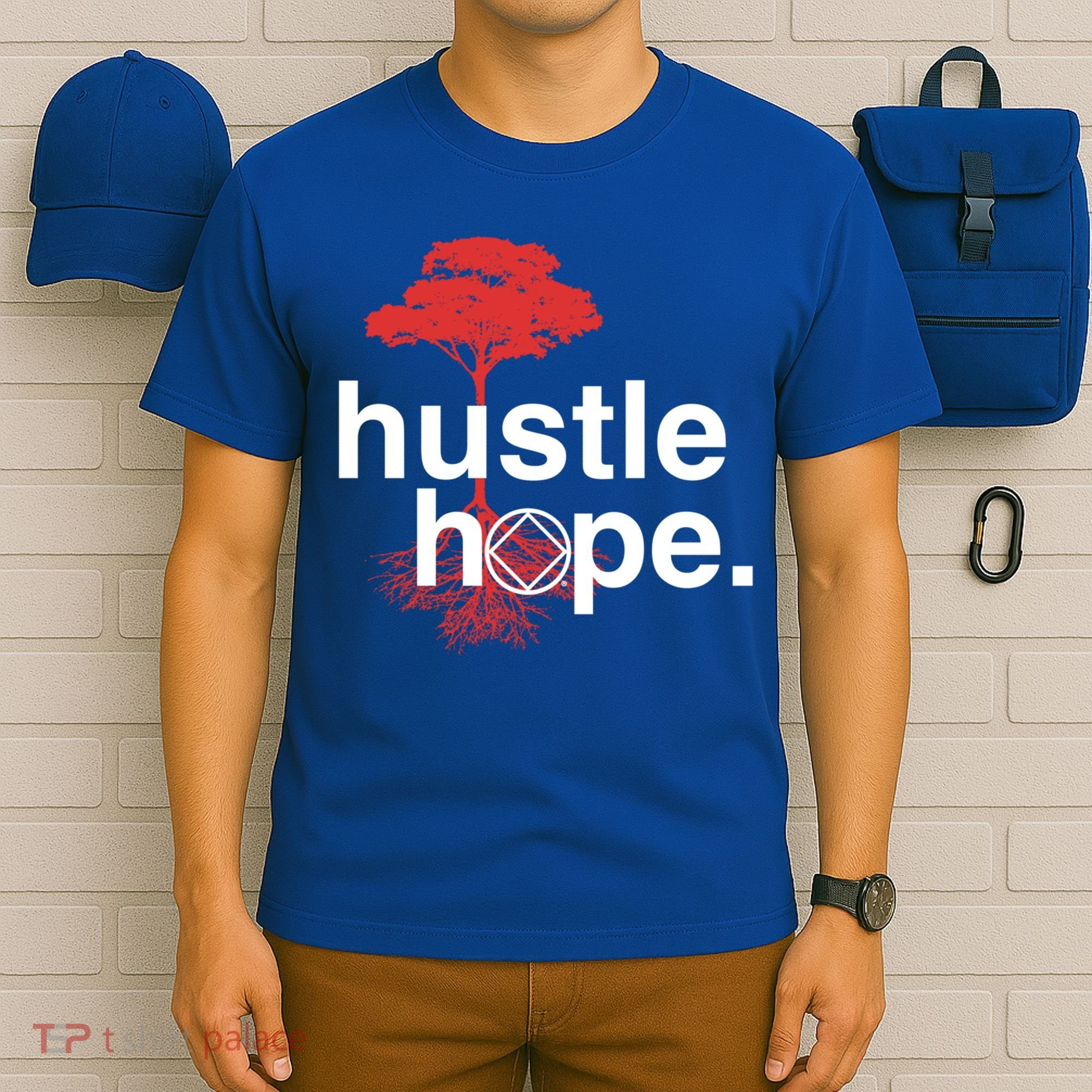 Hustle Hope Na Symbol Narcotics Anonymous Na Aa Gift Gift T-Shirt