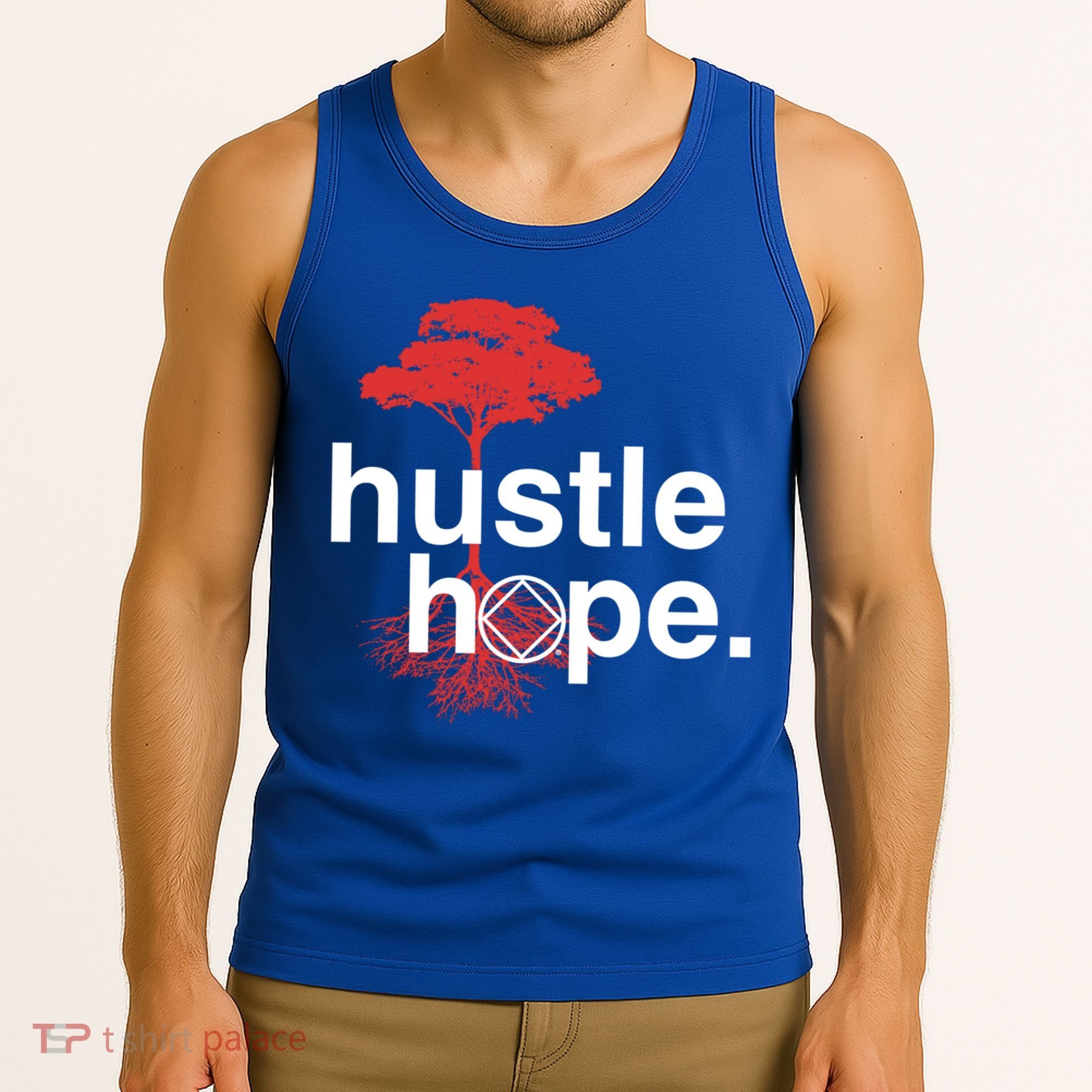Hustle Hope Na Symbol Narcotics Anonymous Na Aa Gift Gift Tank Top