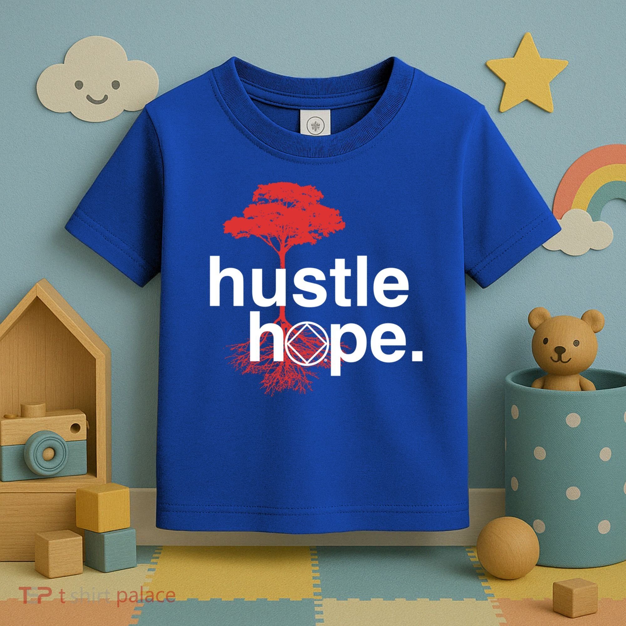 Hustle Hope Na Symbol Narcotics Anonymous Na Aa Gift Gift Toddler T-Shirt