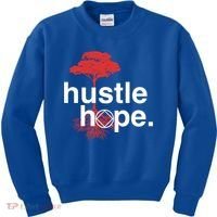 Hustle Hope Na Symbol Narcotics Anonymous Na Aa Gift Gift Kids Sweatshirt thumb 0