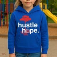 Hustle Hope Na Symbol Narcotics Anonymous Na Aa Gift Gift Kids Hoodie thumb 3