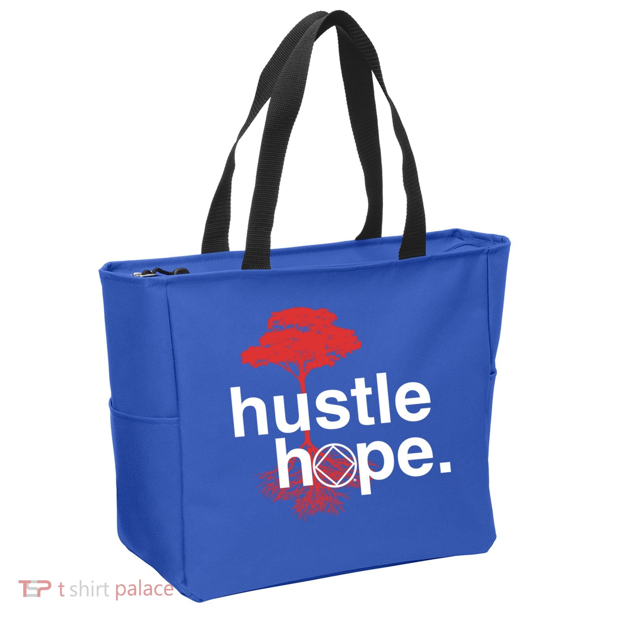 Hustle Hope Na Symbol Narcotics Anonymous Na Aa Gift Gift Tote Bag