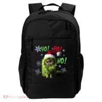 Ho Ho No Funny Bad Cat Christmas Backpack thumb 0