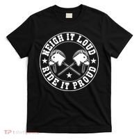Hobby Horse Neigh It Loud Ride It Proud Hobby Horsing T-Shirt thumb 0