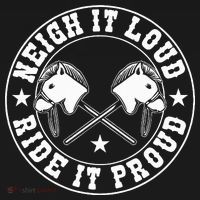 Hobby Horse Neigh It Loud Ride It Proud Hobby Horsing Women's Hoodie thumb 2