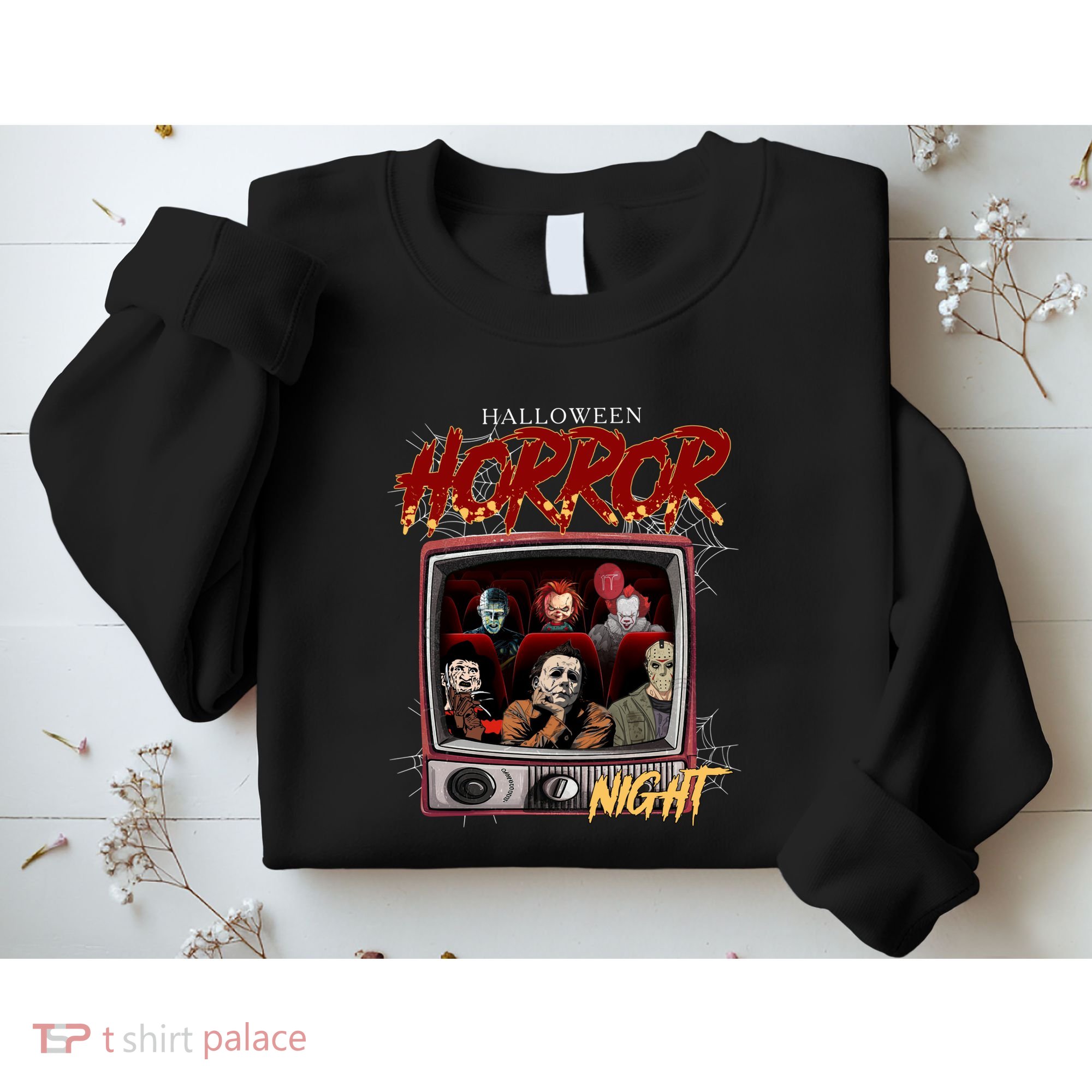 Halloween Horror Nights Movie Characters Halloween Scary Movies= Sweatshirt
