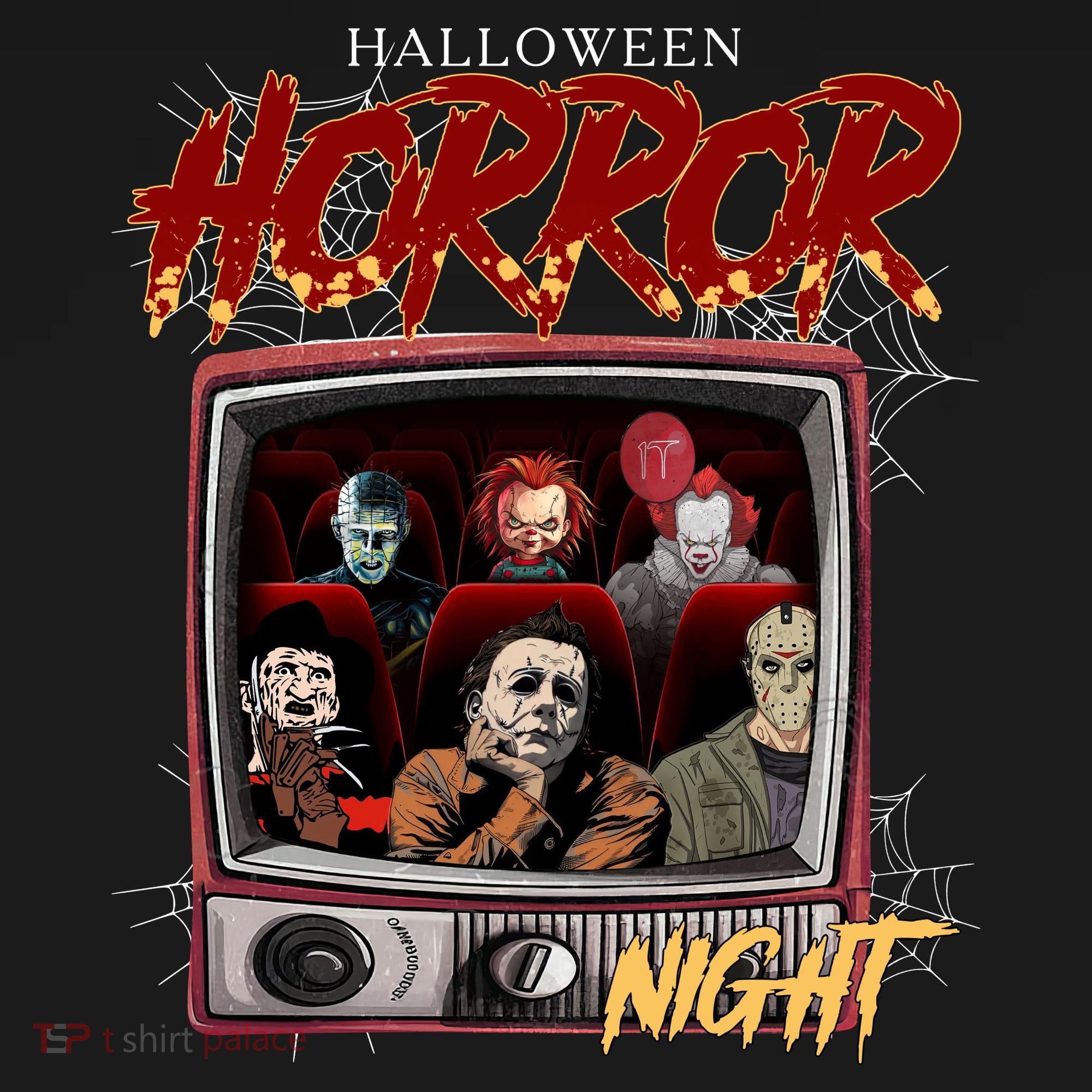 Halloween Horror Nights Movie Characters Halloween Scary Movies= Bucket Hat