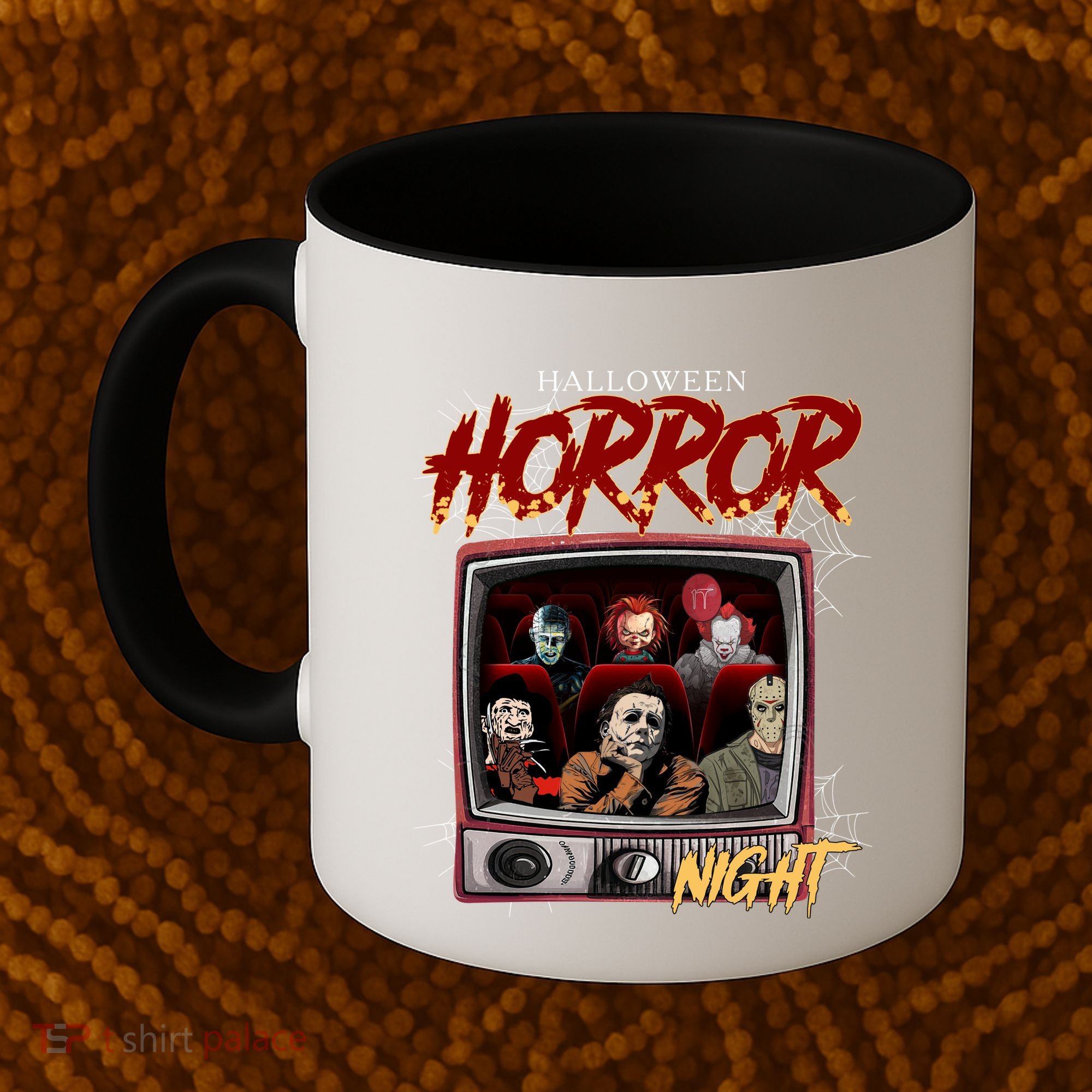 Halloween Horror Nights Movie Characters Halloween Scary Movies= Coffee Mug