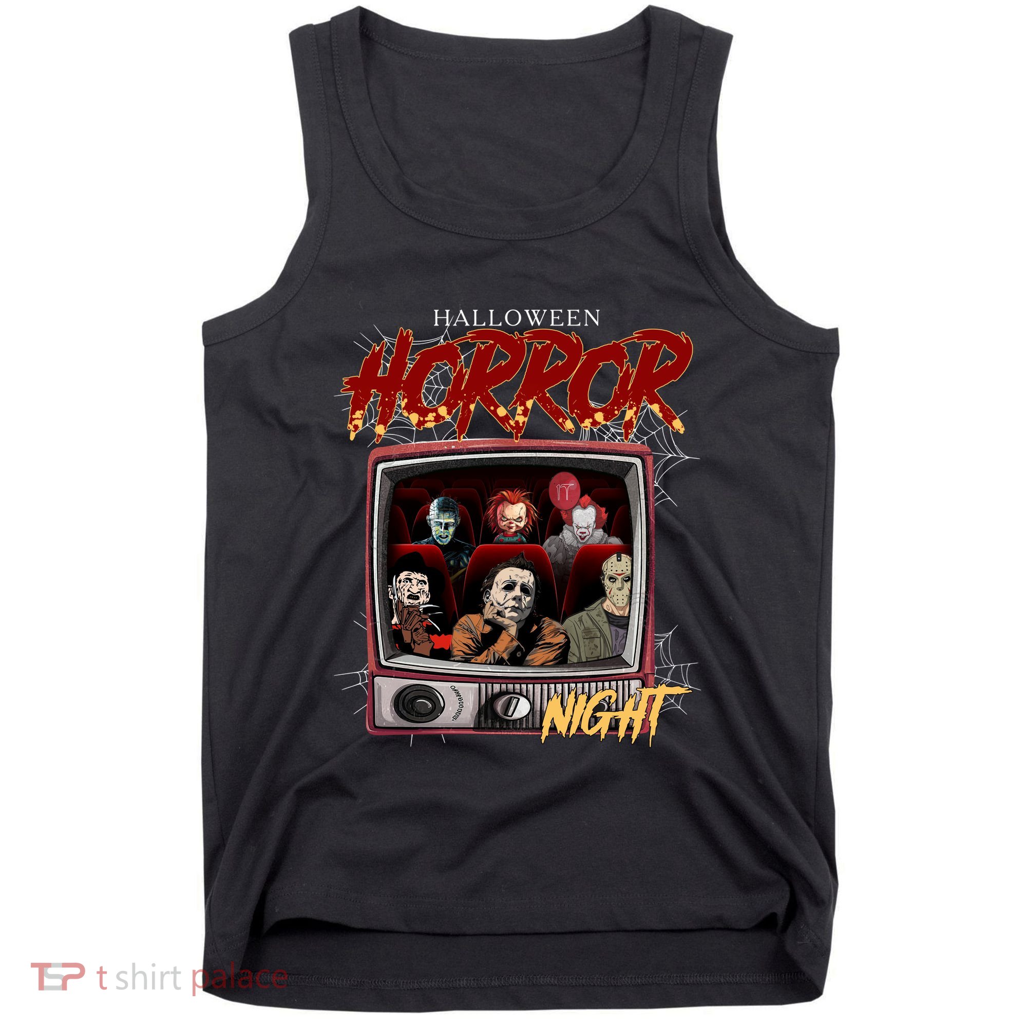 Halloween Horror Nights Movie Characters Halloween Scary Movies= Tank Top