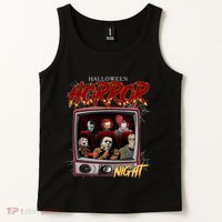 Halloween Horror Nights Movie Characters Halloween Scary Movies= Tank Top thumb 2