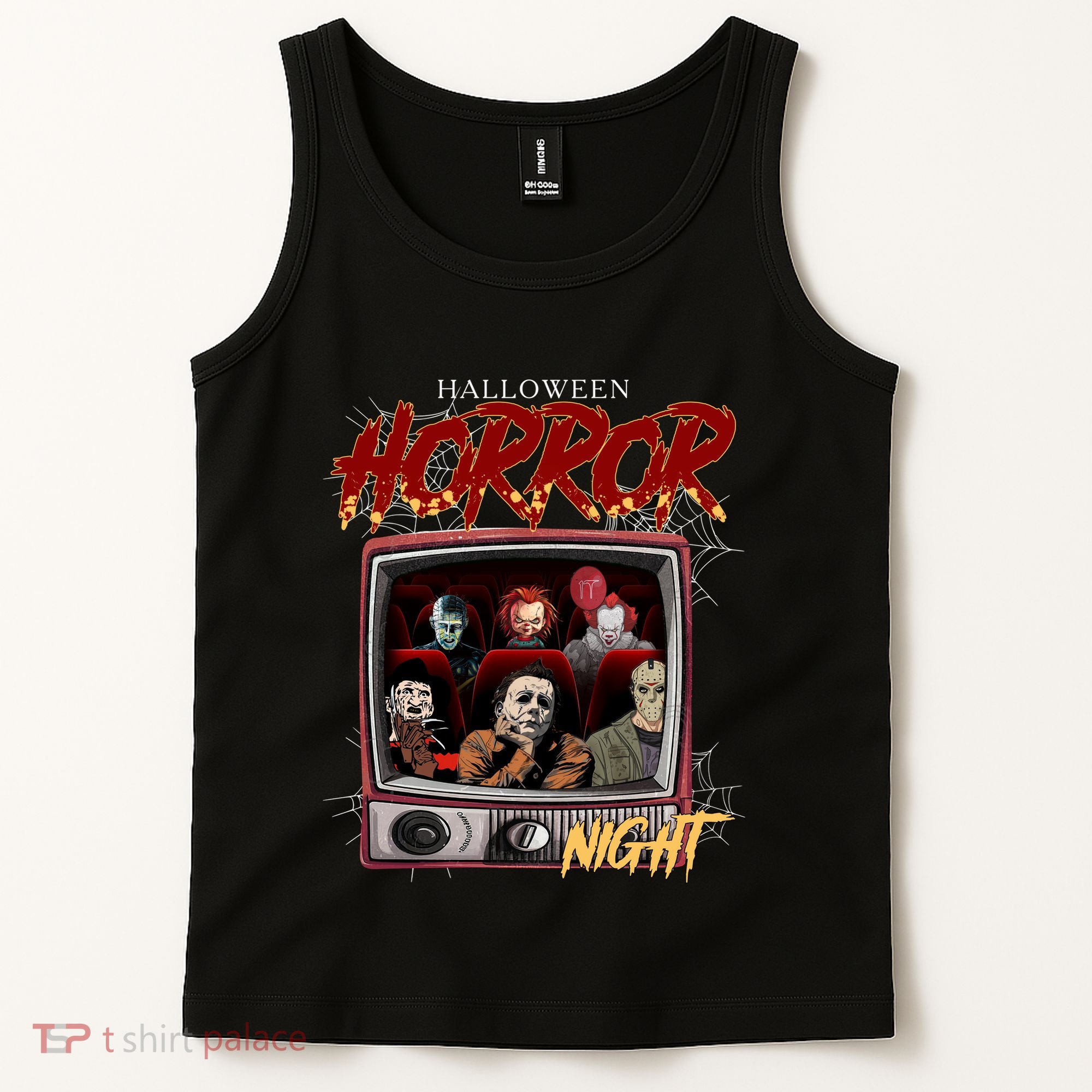 Halloween Horror Nights Movie Characters Halloween Scary Movies= Tank Top