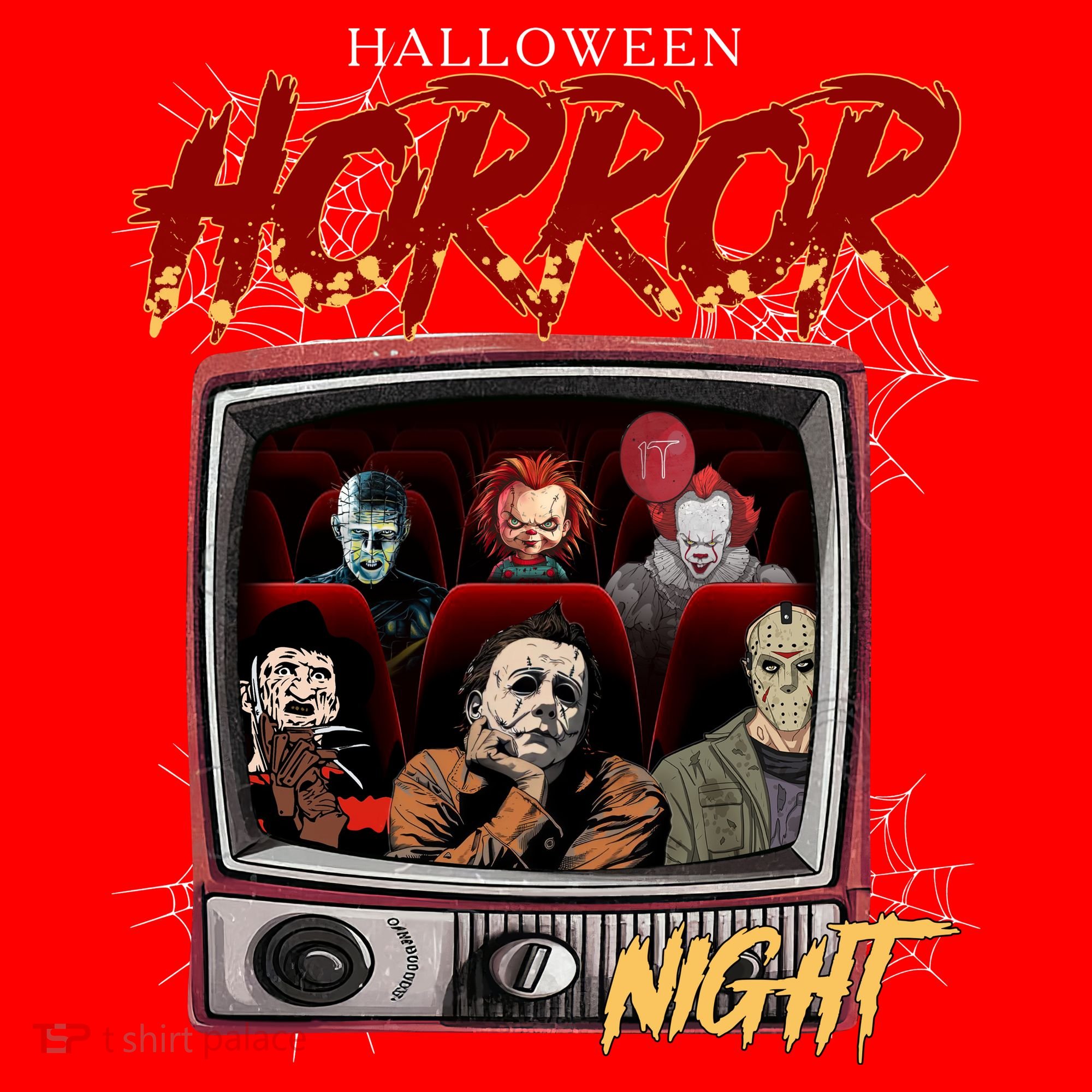 Halloween Horror Nights Movie Characters Halloween Scary Movies= Santa Hat