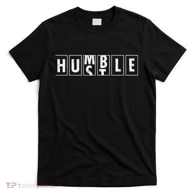 Humble Hustle Odometer Style Graphic Design T-Shirt