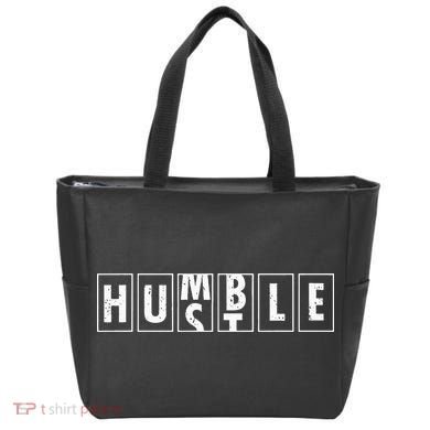 Humble Hustle Odometer Style Graphic Design Tote Bag