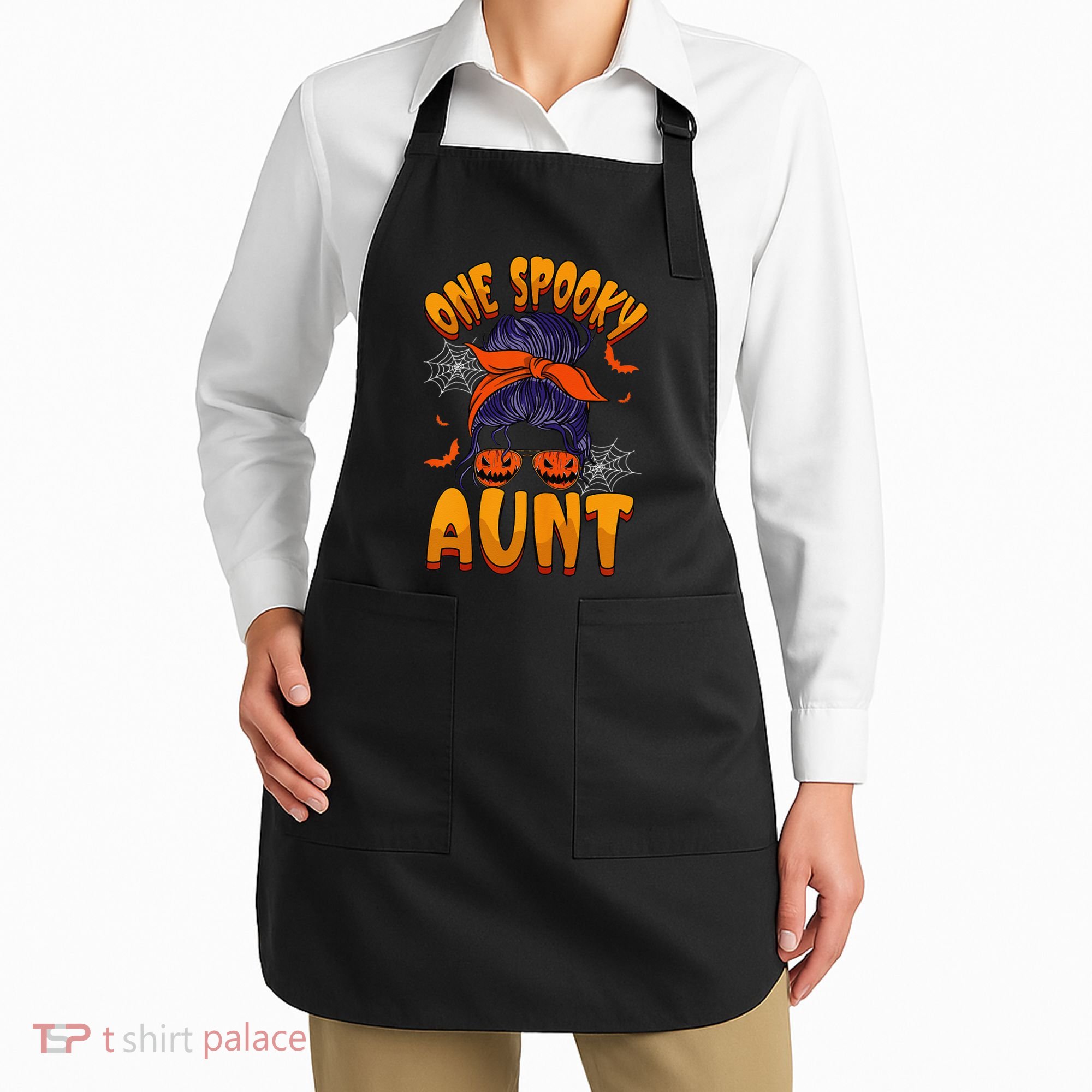 Happy Halloween One Spooky Aunt Apron