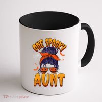 Happy Halloween One Spooky Aunt Coffee Mug thumb 1