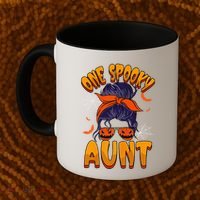 Happy Halloween One Spooky Aunt Coffee Mug thumb 2