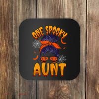 Happy Halloween One Spooky Aunt Coaster thumb 0