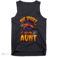 Happy Halloween One Spooky Aunt Tank Top thumb 0
