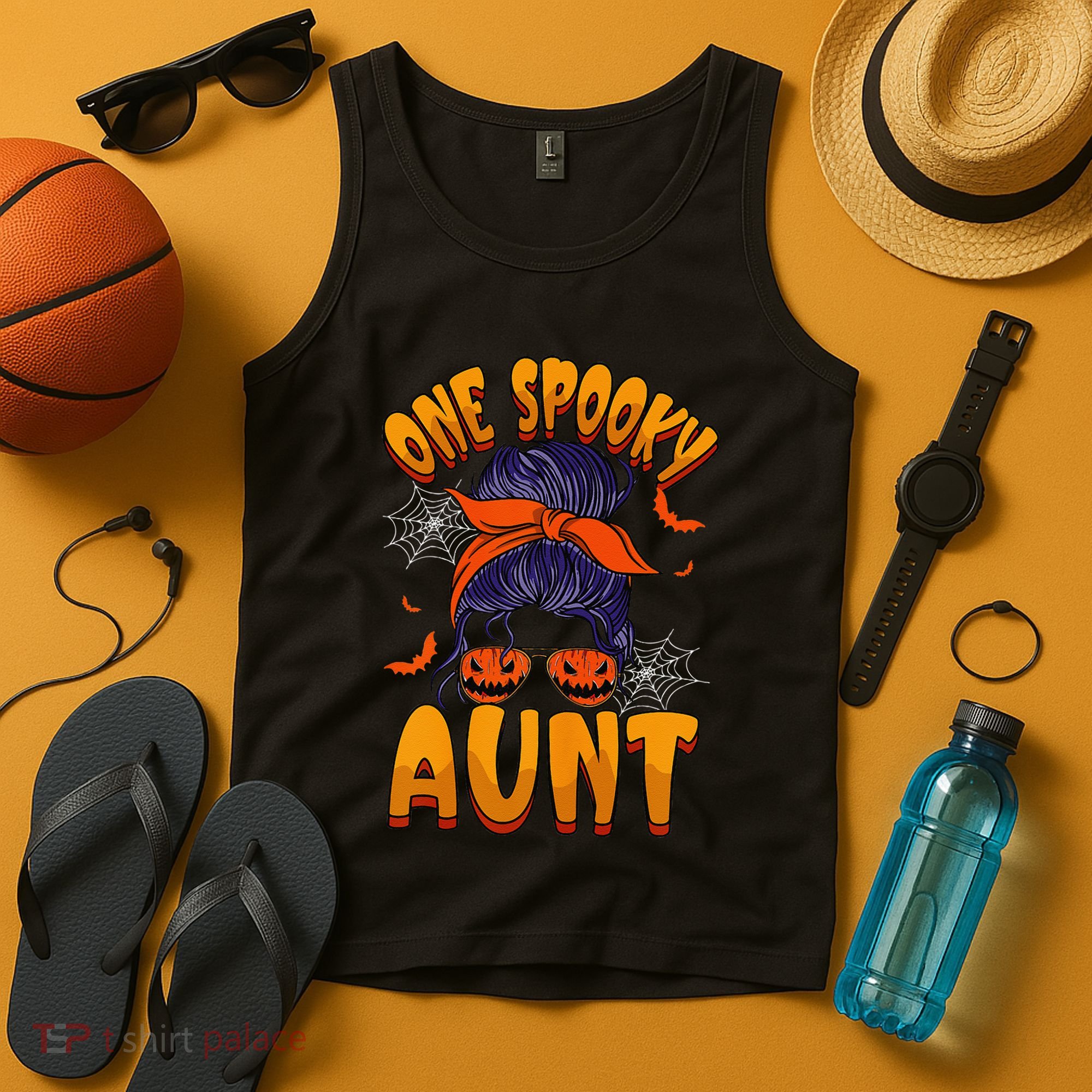 Happy Halloween One Spooky Aunt Tank Top