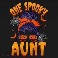 Happy Halloween One Spooky Aunt Tank Top thumb 6