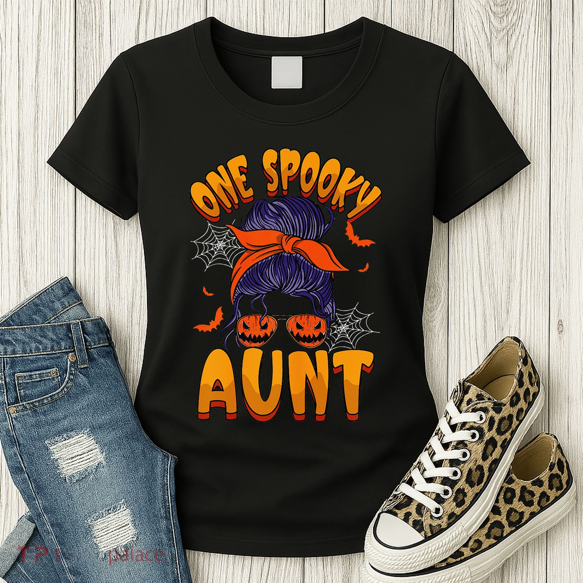 Happy Halloween One Spooky Aunt Women's T-Shirt
