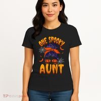 Happy Halloween One Spooky Aunt Women's T-Shirt thumb 4