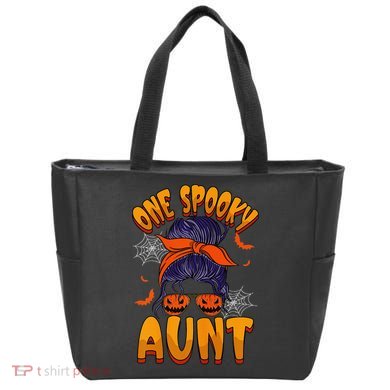 Happy Halloween One Spooky Aunt Tote Bag