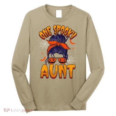 Happy Halloween One Spooky Aunt Long Sleeve Shirt