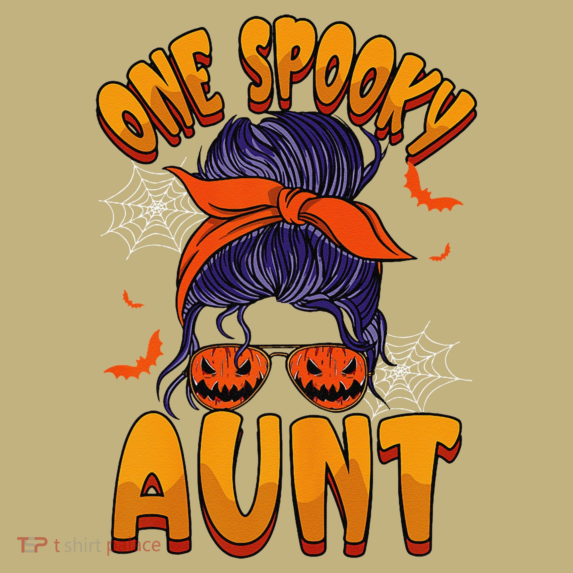Happy Halloween One Spooky Aunt Long Sleeve Shirt