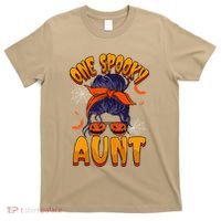 Happy Halloween One Spooky Aunt T-Shirt thumb 0