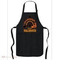 Happy Halloween Orange Patterned Rainbow Apron thumb 0
