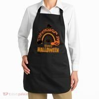 Happy Halloween Orange Patterned Rainbow Apron thumb 2