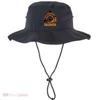 Happy Halloween Orange Patterned Rainbow Bucket Hat thumb 0