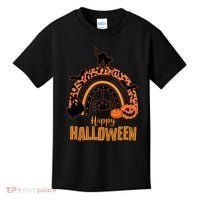 Happy Halloween Orange Patterned Rainbow Kids T-Shirt thumb 0