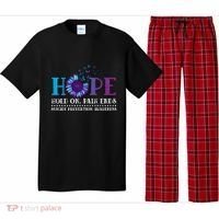 Hope Hold On Pain Ends Suicide Prevention Awareness Graphic Cool Gift Pajama Set thumb 0