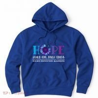 Hope Hold On Pain Ends Suicide Prevention Awareness Graphic Cool Gift Hoodie thumb 0
