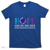 Hope Hold On Pain Ends Suicide Prevention Awareness Graphic Cool Gift T-Shirt thumb 0